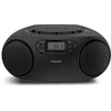 Philips CD Soundmachine TAZ2000, Bluetooth CD FM USB Black - Boombox