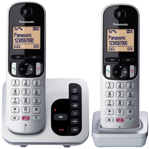 Panasonic KX-TGC262 Cordless Phone - Twin Handsets