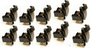 10-Pack Schuko Euro Plug Converter Plug (SCP3) (European to UK) 13A Black - Complies with BS5733 and BS1363