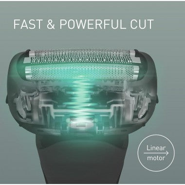 Panasonic ES-LT4B 3-Blade Wet and Dry Electric Shaver for Men, Rechargeable, Skin Comfort Sensor, Multi-Flex 12D Head - Minimize The 5 o’Clock Shadow
