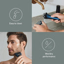 Panasonic ES-LT4B Waterproof Men's Electric Shaver & ER-GN30 Wet & Dry Electric Facial Hair Trimmer Bundle Set