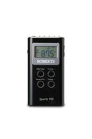 Roberts Sports 995 Personal Portable FM/AM Radio Black - Free Gift RRP £10!