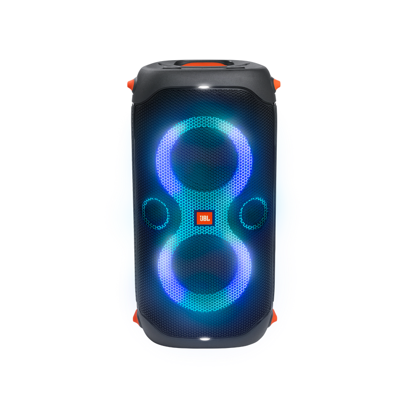 JBL PartyBox110 Portable Indoor and Outdoor Party Speaker with Built-In Lights, IPX4 Splashproof Design, Deep Bass and 12 Hours of Playtime