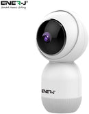 ENER-J Indoor Security Camera System Wireless with Motion Sensor, Night Vision, 360 Degree Pan Tilt Zoom, 720P