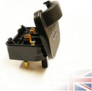 10-Pack Schuko Euro Plug Converter Plug (SCP3) (European to UK) 13A Black - Complies with BS5733 and BS1363