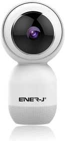 ENER-J Indoor Security Camera System Wireless with Motion Sensor, Night Vision, 360 Degree Pan Tilt Zoom, 720P