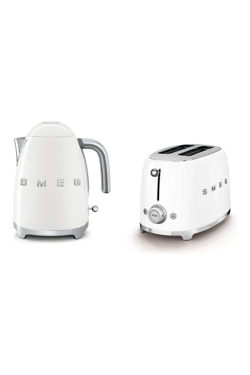 Smeg Matte Bundle Set KLF03 Kettle & TSF01 2 Slice Toaster