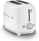 Smeg TSF01 Matte 2 Slice Toaster + TSSR01 2-Sandwich Racks Bundle