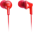 Panasonic RP-HJE125E Ergofit Wired In-Ear Earphones