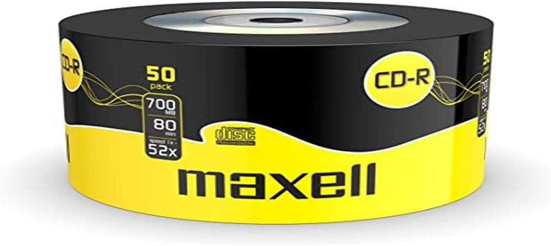 Maxell CD-R80XL 50 Blank Discs 700MB Extra Protection 700 MB ( 80min ) 52x - storage media