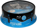 Blu-ray Disc Maxell BD-R 25 GB, 1-4x Speed fullprintable in Cakebox, 25-pack