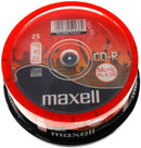 Maxell CD-R XL-II Blank CDs for Audio Recorders - Pack of 25 on Spindle