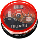 Maxell CD-R80 25 Pack Spindle 25x speed - Red