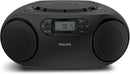 Philips CD Soundmachine TAZ2000, Bluetooth CD FM USB Black - Boombox