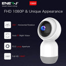 ENER-J Indoor Security Camera System Wireless with Motion Sensor, Night Vision, 360 Degree Pan Tilt Zoom, 720P