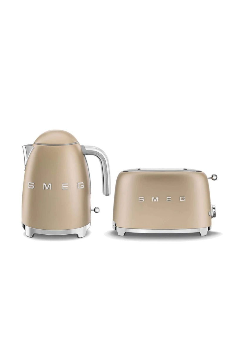 Smeg Matte Bundle Set KLF03 Kettle & TSF01 2 Slice Toaster