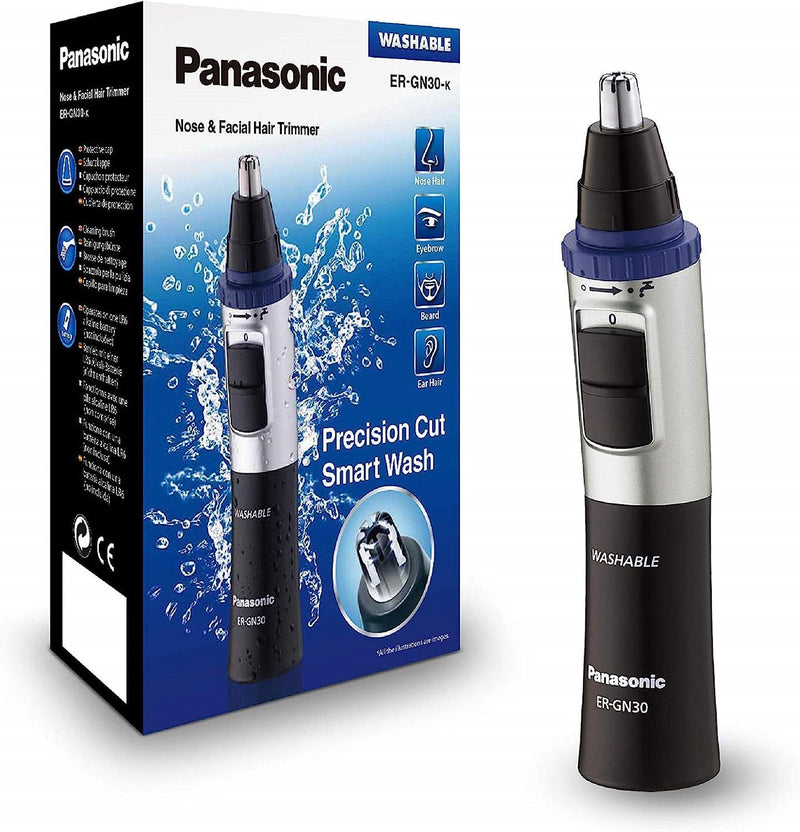 Panasonic ER-GN30 Wet & Dry Electric Nose, Ear & Facial Hair Trimmer