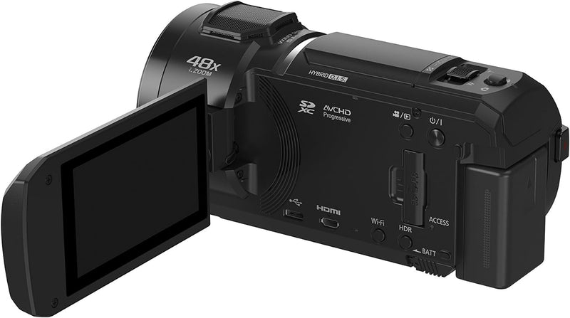 Panasonic HC-V800EB-K Full-HD Premium Handheld Camcorder with LEICA Dicomar Lens