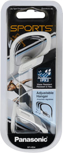 Panasonic RP-HS34E Water/Sweat Resistant Adjustable In-Ear Sports Headphones