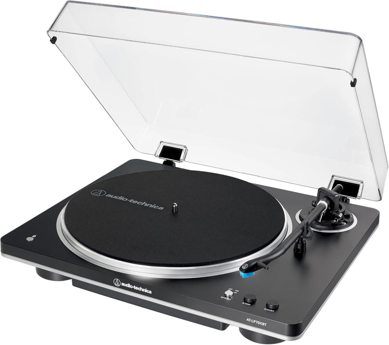 Audio-Technica AT-LP70XBT Fully Automatic Wireless Belt-Drive Bluetooth Turntable - Free Gift RRP 20!