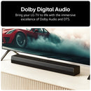 LG US20A Smart Soundbar with 2.0 Channel, Bluetooth, Dolby Digital, HDMI, USB - Free Gift RRP £10!