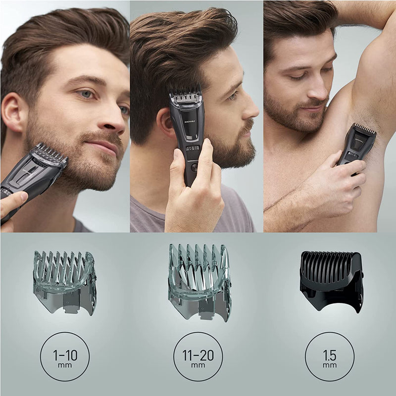 Panasonic ER-GB62 Wet & Dry Electric Hair, Beard & Body Trimmer for Men with 40 Cutting Lengths