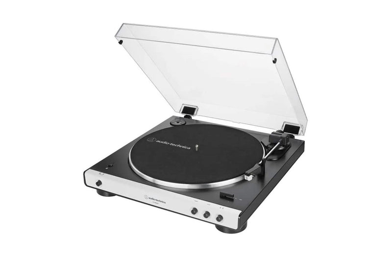 Audio-Technica LP60XBT Turntable, Bluetooth, White - Free Gift RRP £20!