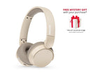 Philips TAH3209 Lightweight On Ear Wireless BT Headphones Passive Noise Isolation - Free Gift RRP £10!