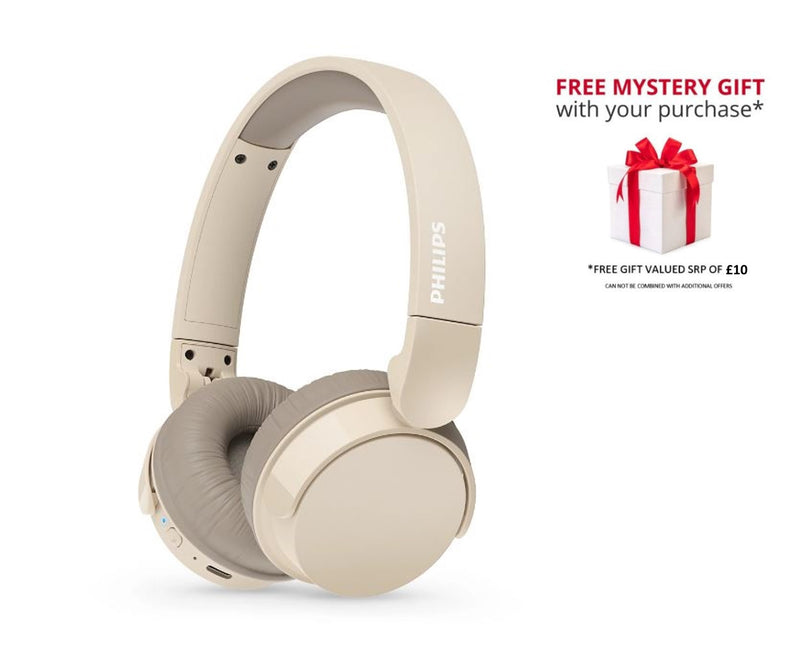 Philips TAH3209 Lightweight On Ear Wireless Bluetooth Headphones with Passive Noise Isolation