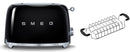Smeg TSF01 2 Slice Toaster + TSBW01 Bun Warmer Bundle
