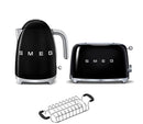 Smeg KLF03 Kettle + TSF01 Toaster + TSBW01 Bun Warmer Bundle