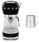 Smeg ECF02 Espresso Machine + CMMJ01 Milk Frothing Jug Bundle