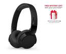 Philips TAH3209 Lightweight On Ear Wireless BT Headphones Passive Noise Isolation - Free Gift RRP £10!