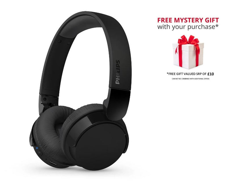 Philips TAH3209 Lightweight On Ear Wireless Bluetooth Headphones with Passive Noise Isolation