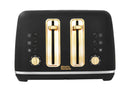 Morphy Richards 24204 Accents Gold 4 Slice Toaster