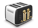 Morphy Richards 24204 Accents Gold 4 Slice Toaster