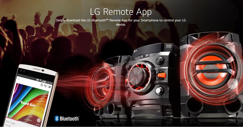 LG CM4360 230W Hi-Fi Entertainment System with Bluetooth + Audio Lead