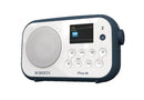 Roberts PLAY 30 DAB DAB+ FM RDS Digital Bluetooth Radio White Blue - Free Gift RRP £10