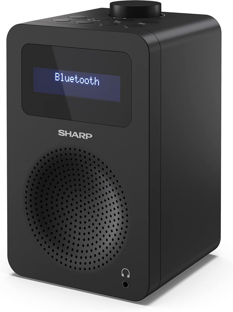 Sharp DR-430BK Digital Bluetooth DAB+/FM Radio, Alarm Clock, 40 Pre-Sets