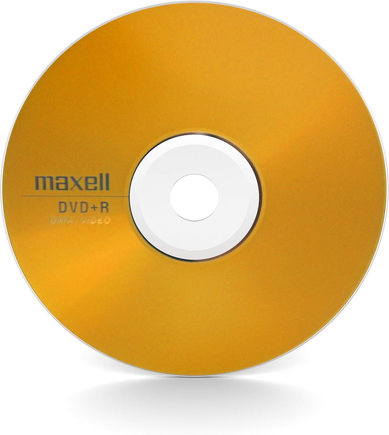 Maxell DVD+R 4.7 GB 16X 120 Min Video – 100 Pack