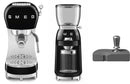 Smeg ECF02 Espresso Machine + CGF11 Coffee Grinder + ECTS01 Coffee Tamping Bundle