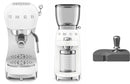 Smeg ECF02 Espresso Machine + CGF11 Coffee Grinder + ECTS01 Coffee Tamping Bundle