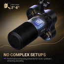 FIFINE K688NEO USB/XLR Dynamic Microphone – Cardioid Podcast, Streaming and Recording Microphone