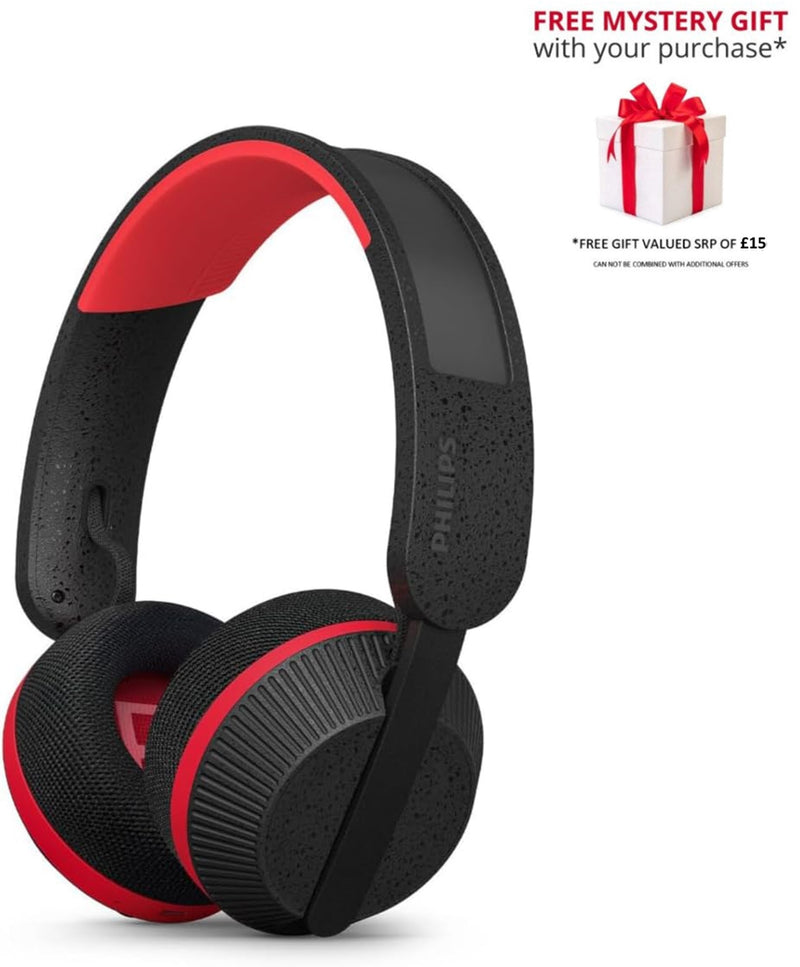 Philips TAA6219 Solar Powered Self Charging Over Ear Bluetooth Headphones – Free Gift RRP £15!