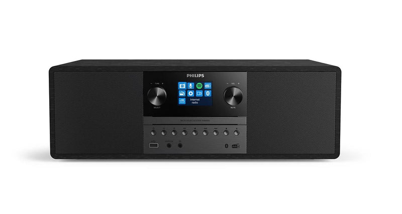 Philips Music System with Internet Radio, DAB+, Bluetooth, CD, USB, and Spotify Connect