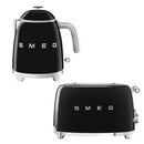 Smeg KLF05 Retro 50's Style Mini Kettle 0.8L & TSF03 Retro 4-Slice Toaster Set