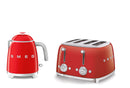 Smeg KLF05 Retro 50's Style Small Mini Kettle 0.8L & TSF03 Retro 4-Slice Toaster Set