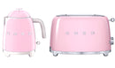 Smeg KLF05 Retro 50's Style Small Mini Kettle 0.8L & TSF01 2 Slice Toaster Set
