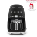 Smeg DCF02 Drip Filter Coffee Machine -  Matte Colour - Free Gift RRP £20!