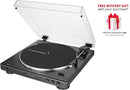 Audio-Technica LP60XBT Turntable, Bluetooth, Black - Free Gift RRP £20!